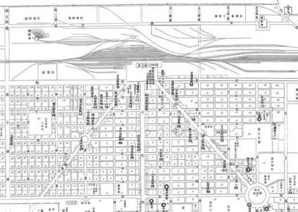 Figure 2. 5 Fengtian (Shenyang) Railway Station and planning of residences.
