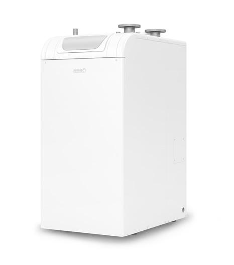 Aluminium range of condensing boilers Features and benefits Features Benefits Lightweight aluminium heat exchanger. For reliable, highly efficient heat transfer. Top hydraulic and flue connections.