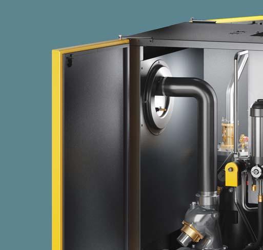 Service-friendly design The ASD, BSD, and CSD series rotary screw compressors feature an open package layout.