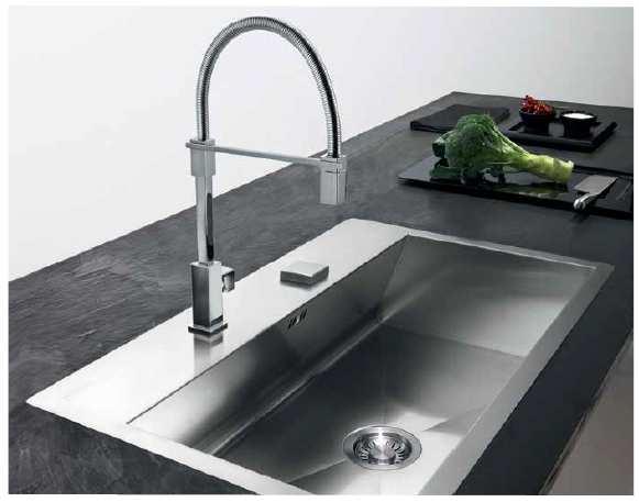 PLANARIO POX 210-81 18/10 10 stainless steel Inset sink /