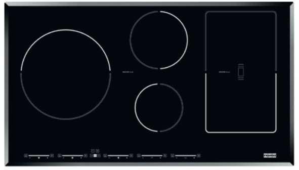 162 Size: 900x510x50 mm Work Top Cut: 880x490 mm Induction hob, 4 zones Touch control, beveled edge