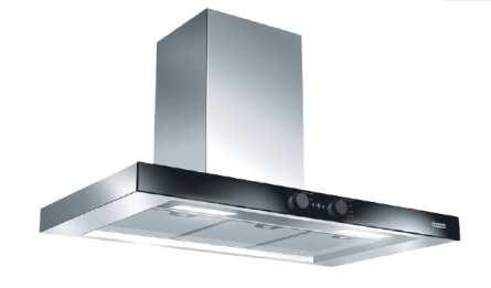 HOOD FCR 903 BX XS FDF 9254 XS FNE 905 XS* Wall-mounted hood Touch control 3 speed level 2x28 W Halogen