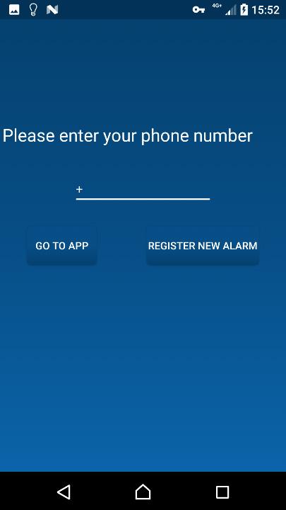 First of all you have to register the alarm and buy the GSM-traffic app.