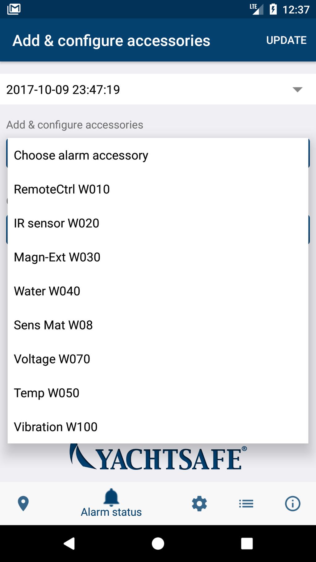 accessories IMAGE 3 ios: New accessory Android: Choose