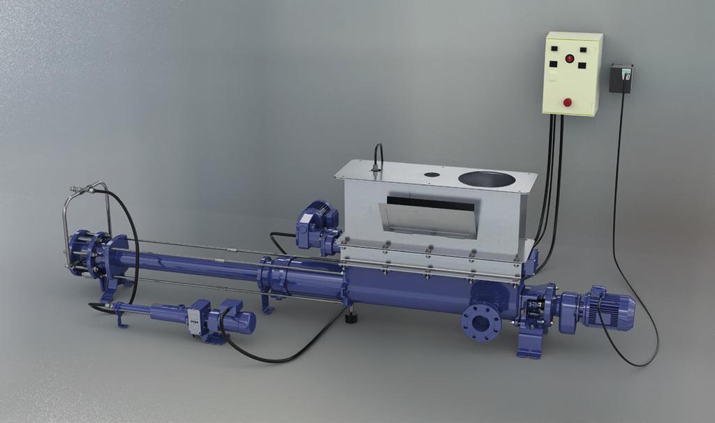 ECOMOINEAU MVA FF SERIES Fluids with high viscosity, high dry-matter, sticky with a low capacity to flow or that tend to bridge and requiring manual feeding or gravity fed pumps.