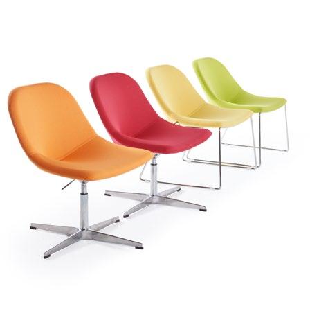 Medley - Versatile lounge seating 5 Medley is a funky, versatile and functional collection of lounge soft seating that is adaptable to multiple environments and spatial needs.