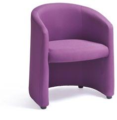 The conveniently sized one and two seater tub chairs are fully upholstered and available in different colour and fabric options to