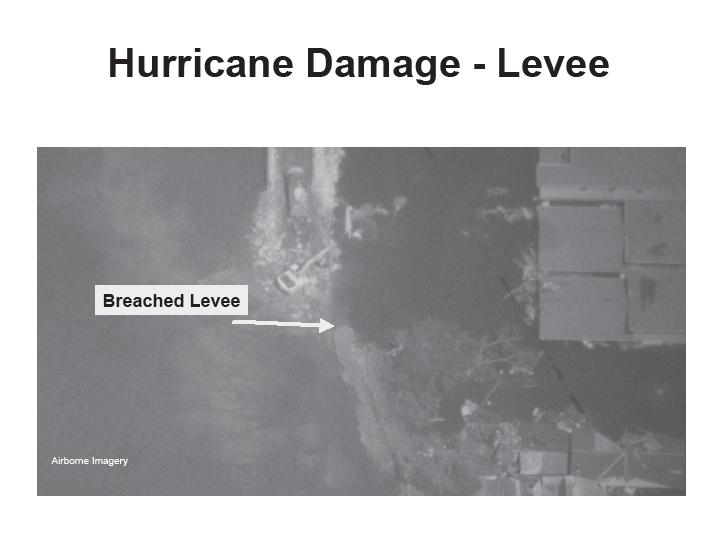 disaster response, and economic development Commercial Port Naval Station Threats to Levies