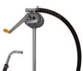 Hand pump JP-08 Hand-crank rotary pump for chemicals highly aggressive media such as acids and alkalies.