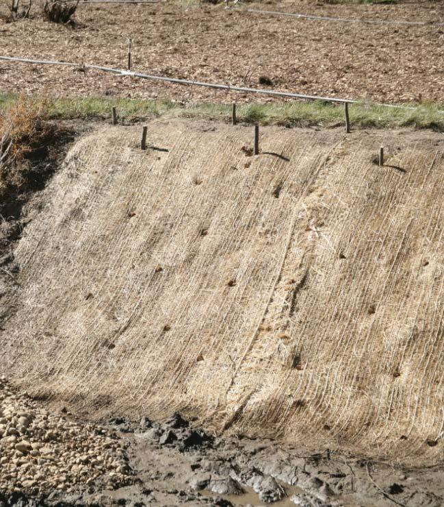 4.5-s EROSION CONTROL BLANKET SYSTEM Alternative Names: Erosion Control Matting, Erosion Control Netting, Rolled Erosion Control Products (RECP) DESCRIPTION Erosion control blanket systems are woven