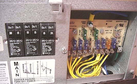 SECTION 6 ELECTRICAL 12-Volt Fuse Panel The fuse panel is on the right-hand side of the power converter. 12-Volt House Fuses The fuse panel accepts only blade type plug-in fuses.