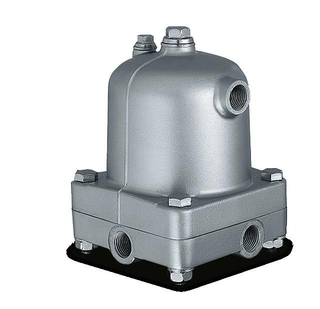 Maximum Capacity range Connections working pressure l/s cfm bar(e) psi inlet/outlet mm inch mm inch mm inch kg lbs WSD 25 7-60 15-127 20 290 G 1 332 13.0 130 5.1 185 7.3 1.1 2.