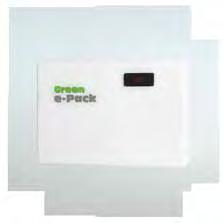 Green e-pack E This is a compact unit which includes all the elements of the heat pump as well as the thermodynamic solar panel.