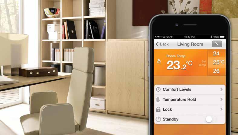 FEATURES SMARTSTAT Available In Two Stunning Colours Temperature Range Blue Back it Screen on-programmable Mode 5/2 Day Programming Mode 7 Day Programming Mode 2 Hour Programming Mode umber of