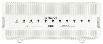 On board the UH8 are two heating time channels, each zone allows you to specify which time channel it should follow.
