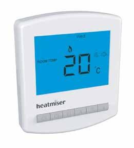 The design follows our slimline thermostat series with on-programmable and Programmable models being available.