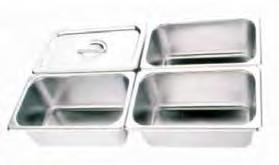 STAINLESS STEEL FOOD PANS - 1/3 SIZE Smallwares Food Pans Product # Dimensions Depth L (mm) W (mm) (mm) EFI-7132 12 7/8" (327) 6 15/16" (176) 2 1/2" (65) EFI-7134 12 7/8" (327) 6 15/16" (176) 4"