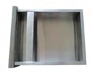 Tables Drawers STAINLESS STEEL DRAWERS FEATURES Made with Type 430 Stainless Steel