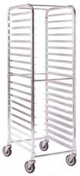 Racks & Carts Bun Pan Racks BUN PAN RACKS FEATURES Aluminum square tube frame construction Rounded Top for strength and easy fitting of covers