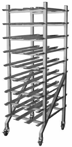 Racks & Carts Can Racks CAN RACKS FEATURES Organizes cans and helps ensure stock rotation Castors provide mobility and flexibility Made with