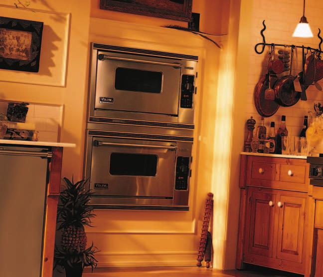VGSO series The VGSO may be installed as a single oven or as a double with the optional center trim kit (shown.