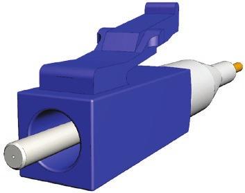 The main components of a fiber connector are detailed in the following
