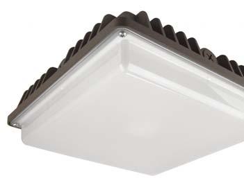 LED Canopy OUTDOOR LUMINAIRE TCP s LED Canopy lights are a brilliant alternative to metal halide fi xtures. They effi ciently deliver bright, uniform light for energy savings and rebate eligibility.