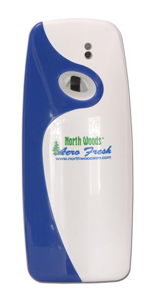 ODOR COUNTERACTANTS AERO FRESH DISPENSER Introducing North Woods Aero Fresh! The finest metered aerosol odor elimination system available - bar none!