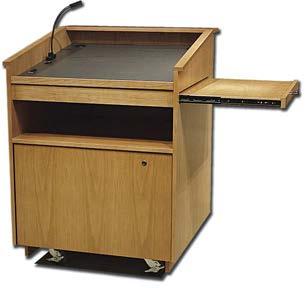 Presidential Premier Line Lectern Presidential 36 w x 42 h x 30 d to 36 w x 48 h x 30 d Solid wood