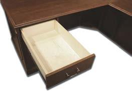 drawer Executive Desk 4 Premier Line Presentation Desk Red oak work