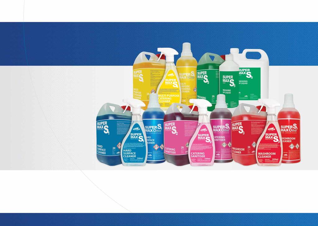 Why buy 100 trigger bottles when 1 bottle of Supermax concentrate will fill the same SUPERMAX Cost control of the most frequently used cleaning chemicals is a genuine