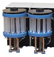 Ability to perform forward and reverse elution through cartridges Program up to 12 different solvents in a method Programmable flow rates to 65 mls/min Positive
