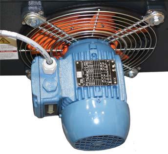 This ensures air is not preheated before entering the blower, which keeps the overall efficiency higher.