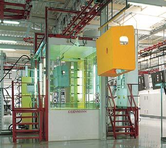 Environmentally friendly powder coating system Sound attenuating enclosure panels are
