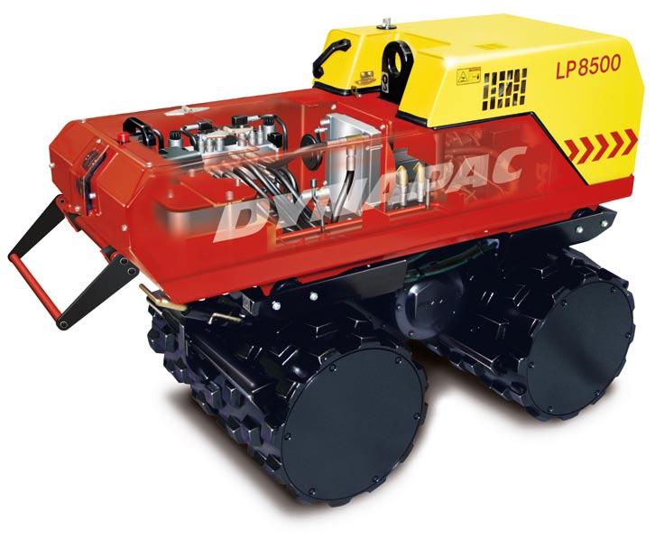 With no overhang, they are also well suited for compaction work close to obstacles.