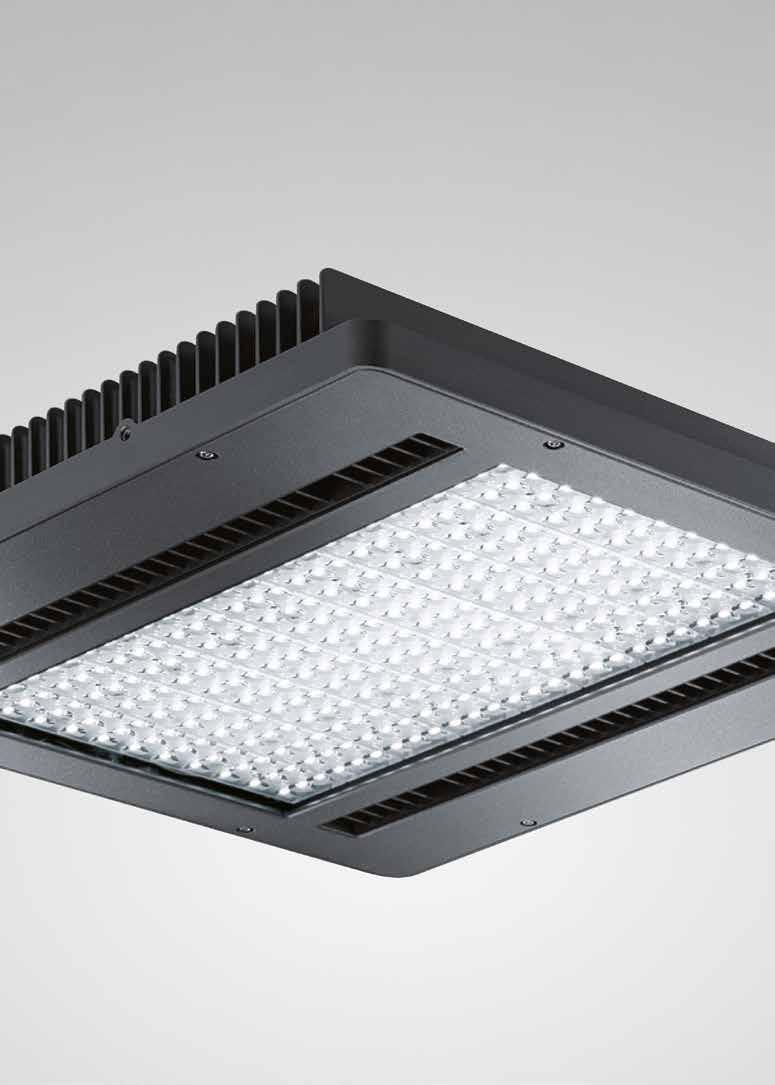 MIRONA QL LED MAXIMUM QUALITY FOR MAXIMUM DEMANDS 80 395 395 163 678 589 360 100 300 Designed for ceilings with heights exceeding 13 m, the Mirona QL LED is the strongest member of the Mirona LED