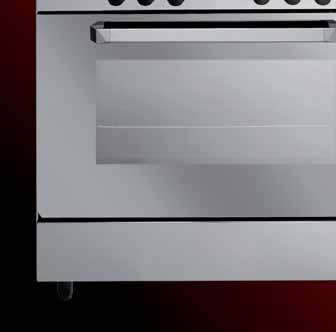 UNICA 80x50 MAXI - OVEN STANDARD FEATURES: Glass lid Enlarged grids Minute minder Oven thermostat Oven light Turnspit 1 chromed oven shelve