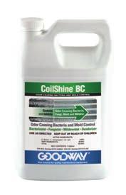 00 CoilShine-BC: CoilShine-BC (Bio-Clean) is EPA registered for application to all components of HVAC systems.
