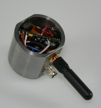 Wireless Acoustic Emission Sensor - AE-WiSy Working space machine tool Radio