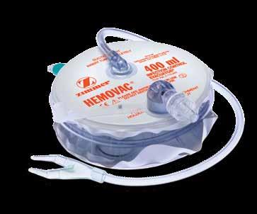 Hemovac Infection Control Kit for Increased Protection The Hemovac Infection Control System consists of a specially designed 400 ml evacuator
