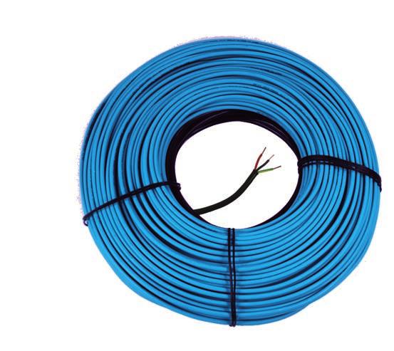 INDOOR SLAB HEATING CABLES Electric slab heating cables are an economical alternative to our slab heating mats,