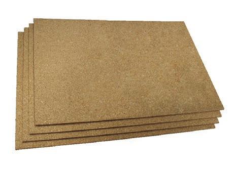 CeraZorb Synthetic Cork Underlayment Available in 4x2 sheets that cover 8 sq ft.at 3/16 (5mm) thickness. A minimum order of 4 sheets is required.