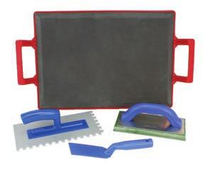 This package includes a finishing trowel and a