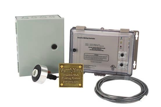 SNOW MELTING CONTROL PACKAGES All WarmlyYours snow melt controls are either CSA Certified or UL Listed for use in Canadian and U.S. markets and backed by a 2-year limited warranty.