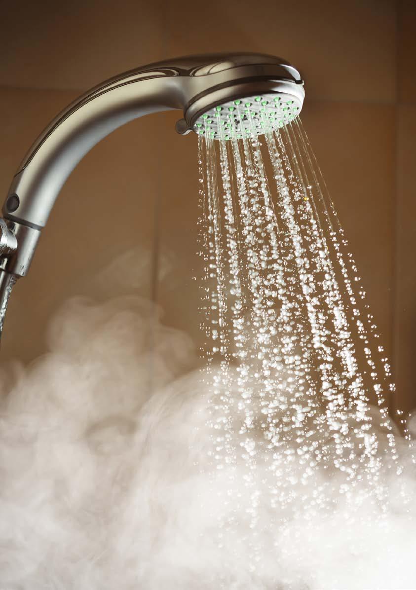 32 Water heating Saving on your daily shower 33 Water heating makes up about one-third of household energy bills so there s good reason to reduce costs.