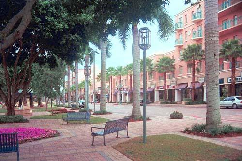 Mizner Park, a completed mall