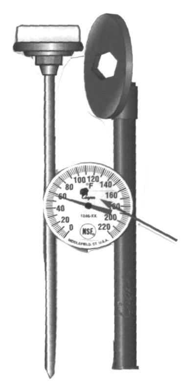 Thermometers Thermometers are temperature measuring devices. The temperature of potentially hazardous food (PHF) is a critical control in the prevention of foodborne illness.