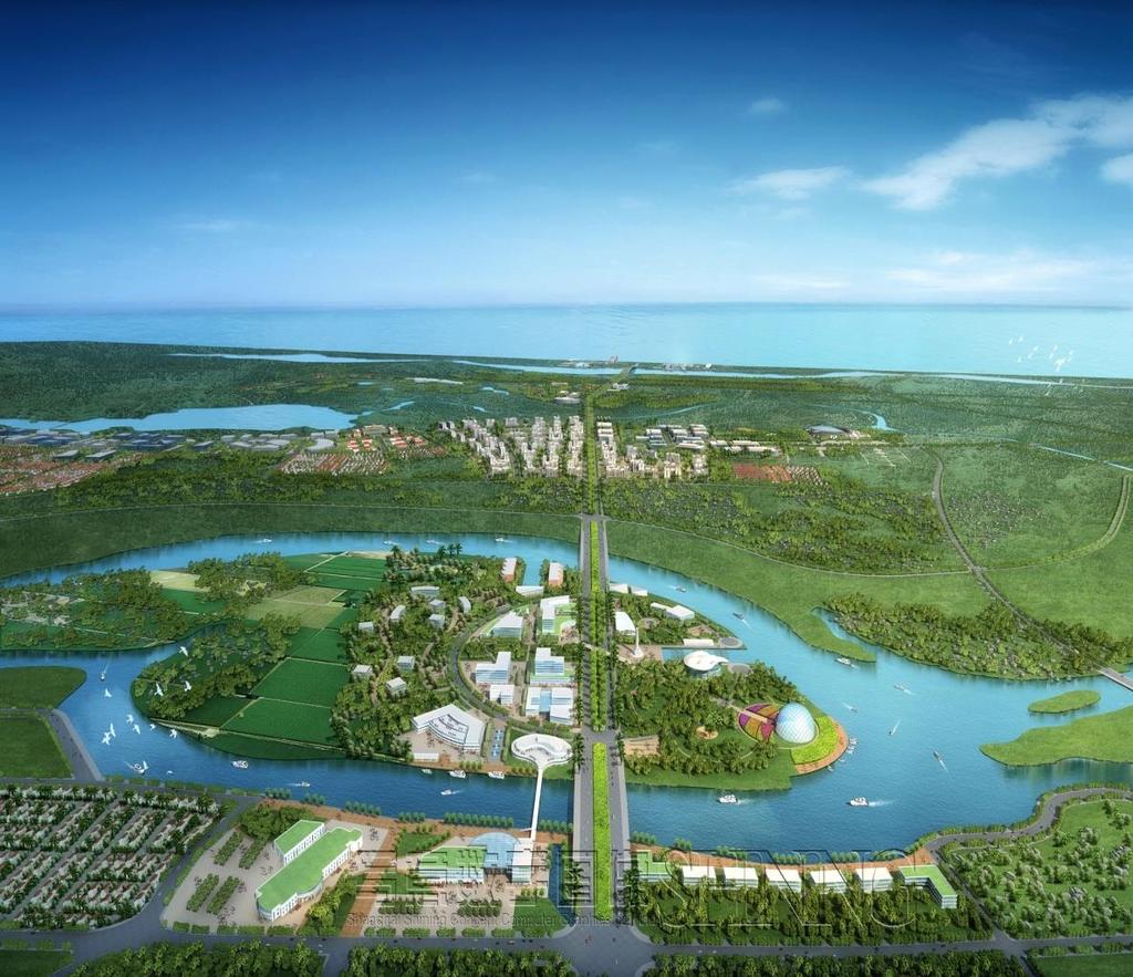 1 Spatial development and urban architectural symbiosis with enriched green zone and water environment b/ Solutions: - Channel resources to high priority projects, e.g. Dien Bien Phu road and bridge; Ky Phu bridges 1,2, Bach Dang road, 1A National Highway extension, coastal road.
