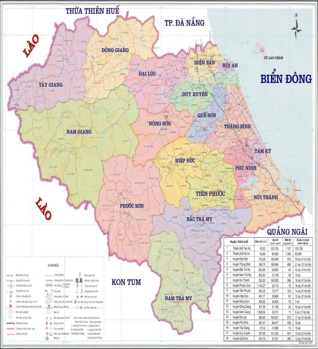 I. OVERVIEW OF TAM KY 1 Geography - Quang Nam s Tam Ky City consists of 9 wards and 4 communes, covering an area of 92,8km 2 with the population of 11,000 people.