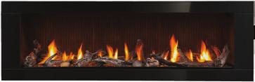 The Linear 62 comes standard with a Topaz CRYSTALINE ember bed, remote control, MIRRO-FLAME Porcelain Reflective Radiant Panels and electronic ignition making it the perfect fireplace for lobbies,